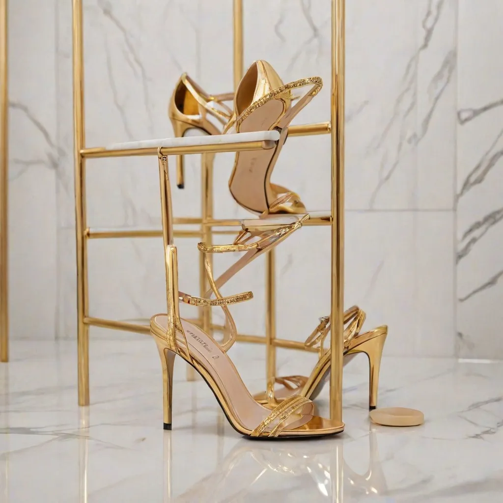 Jakie buty pasują do złotej sukienki?